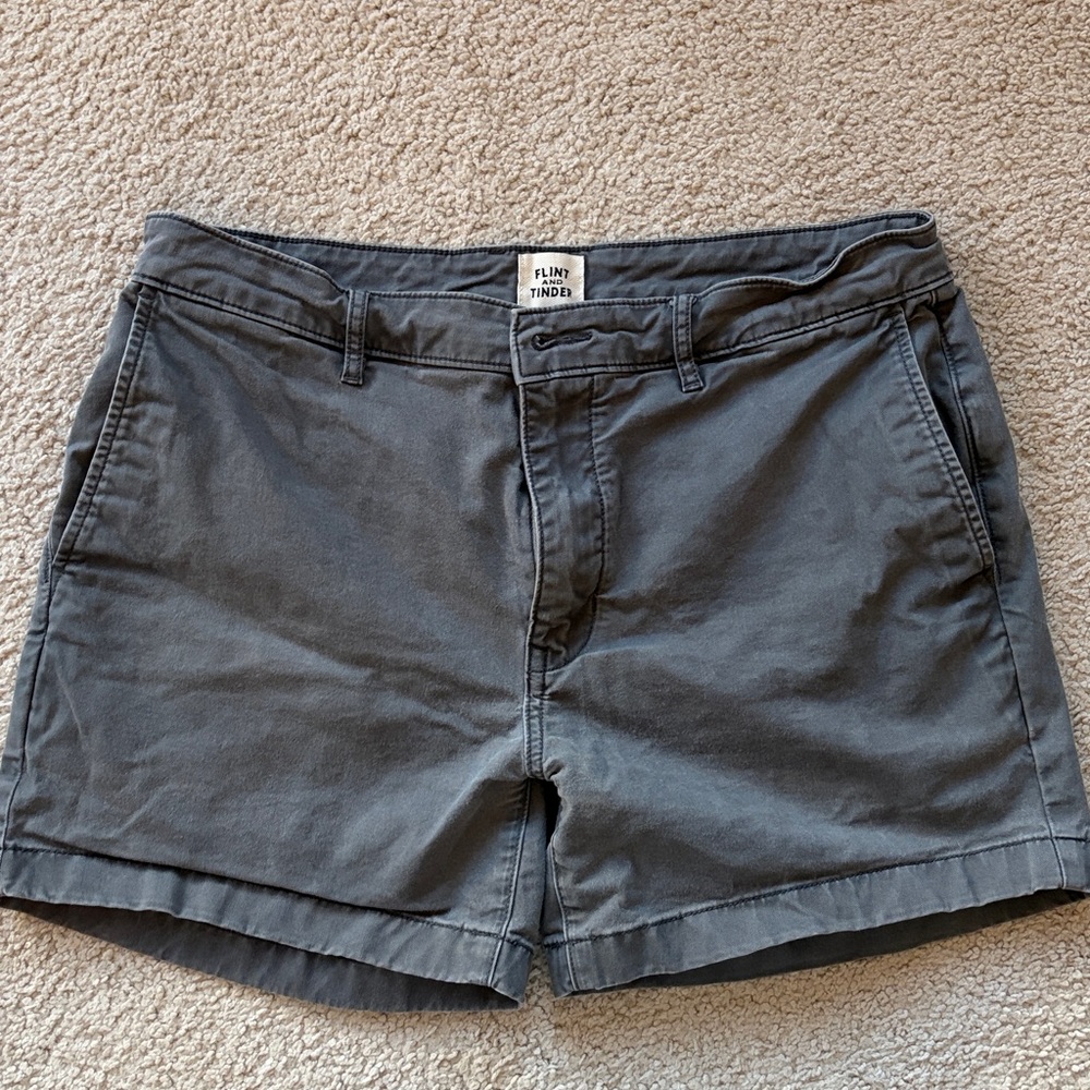 Huckberry Flint & Tinder shorts BUNDLE (2) — tan and grey - Picture 4 of 4